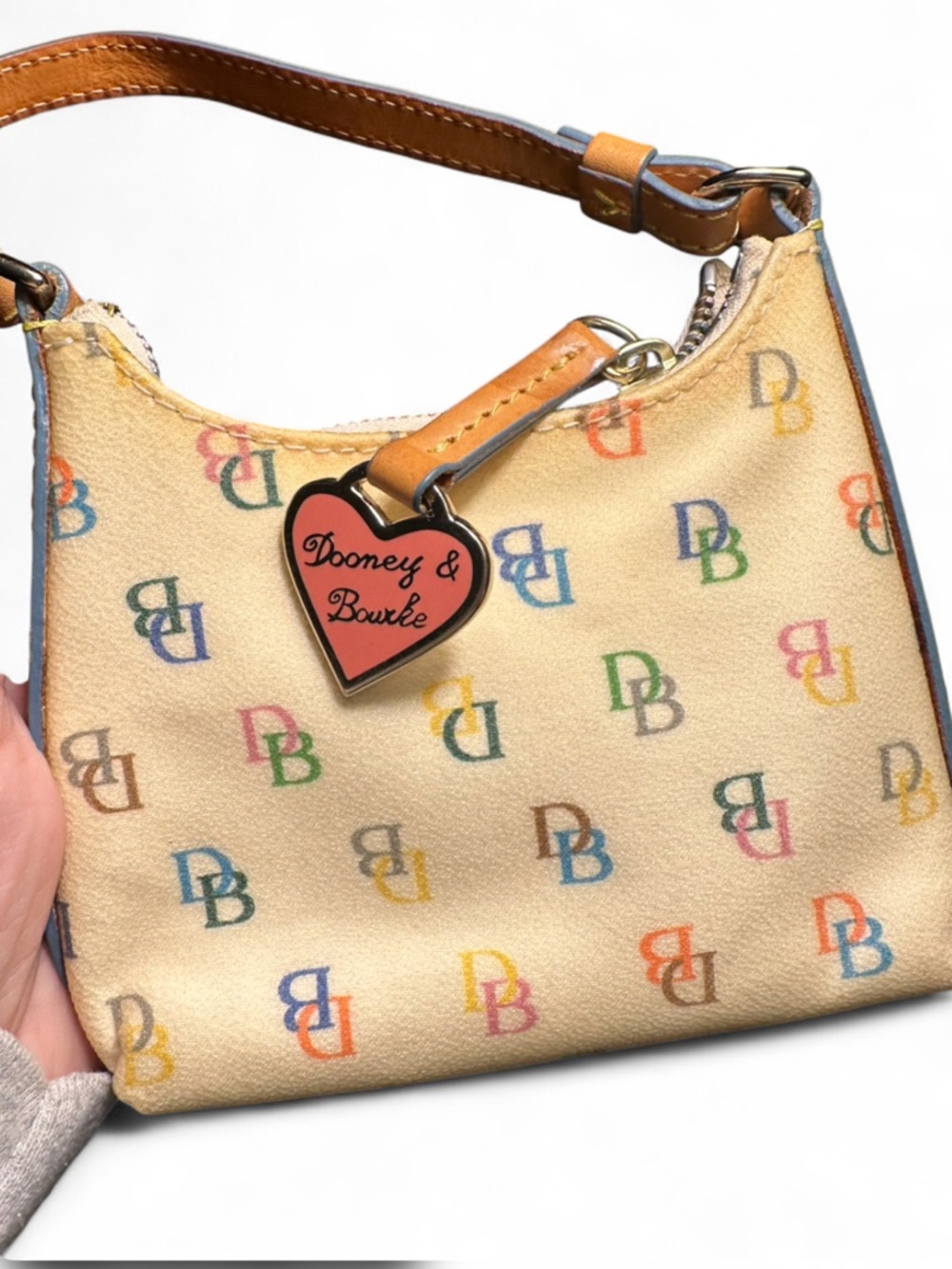 Dooney & Bourke Rainbow Monogram Bitsy Bag